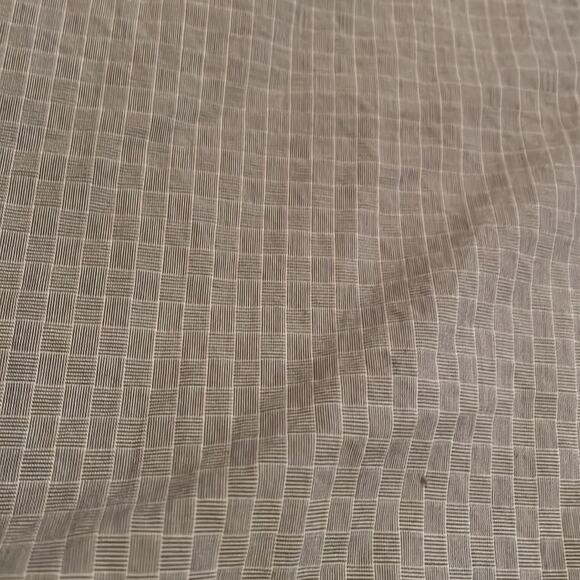 Calvin Klein slim fit gray with white stripe button down size large - Picture 3 of 7